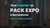 Connect with ValvPak's packaging specialists at Pack Expo 2026