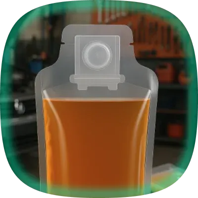 ValvPack storing automotive liquids.