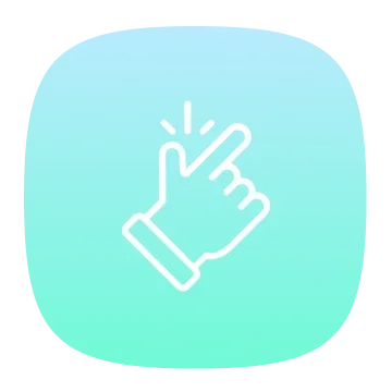 Icon of a hand. ValvPack is ease of use.